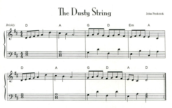 The Dusty String and Other Tunes Arranged for Small Harp - Bargain Basement Beauty!