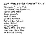 Easy Hymns for the Harpsicle Harp Volume 1