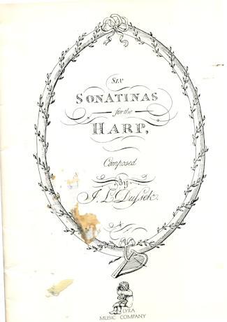 6 Sonatinas for the Harp - Bargain Basement Beauty!