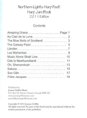 Northern Lights Harp Fest - Harp Jam Book 2011 Edition - Bargain Basement Beauty!