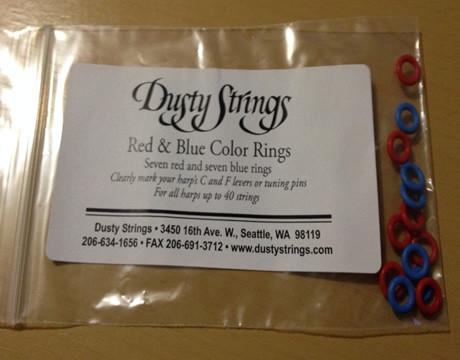 Dusty Strings Lever Markers Color Rings