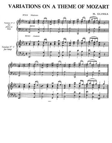 Variations on a Theme of Mozart and Nocturne